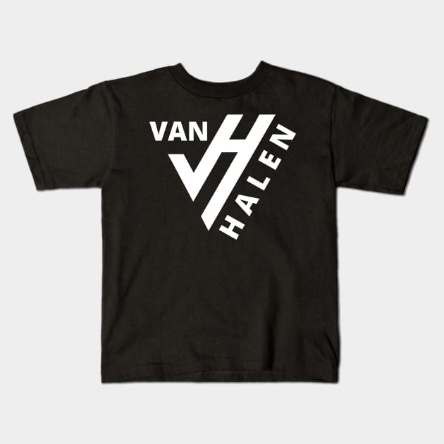 van halen vintage logo Kids T-Shirt by NexWave Store